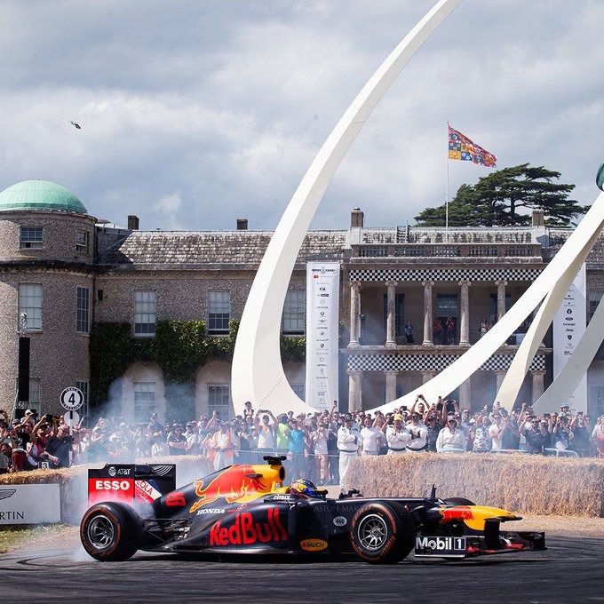 El RB7 durante el Festival de Goodwood 