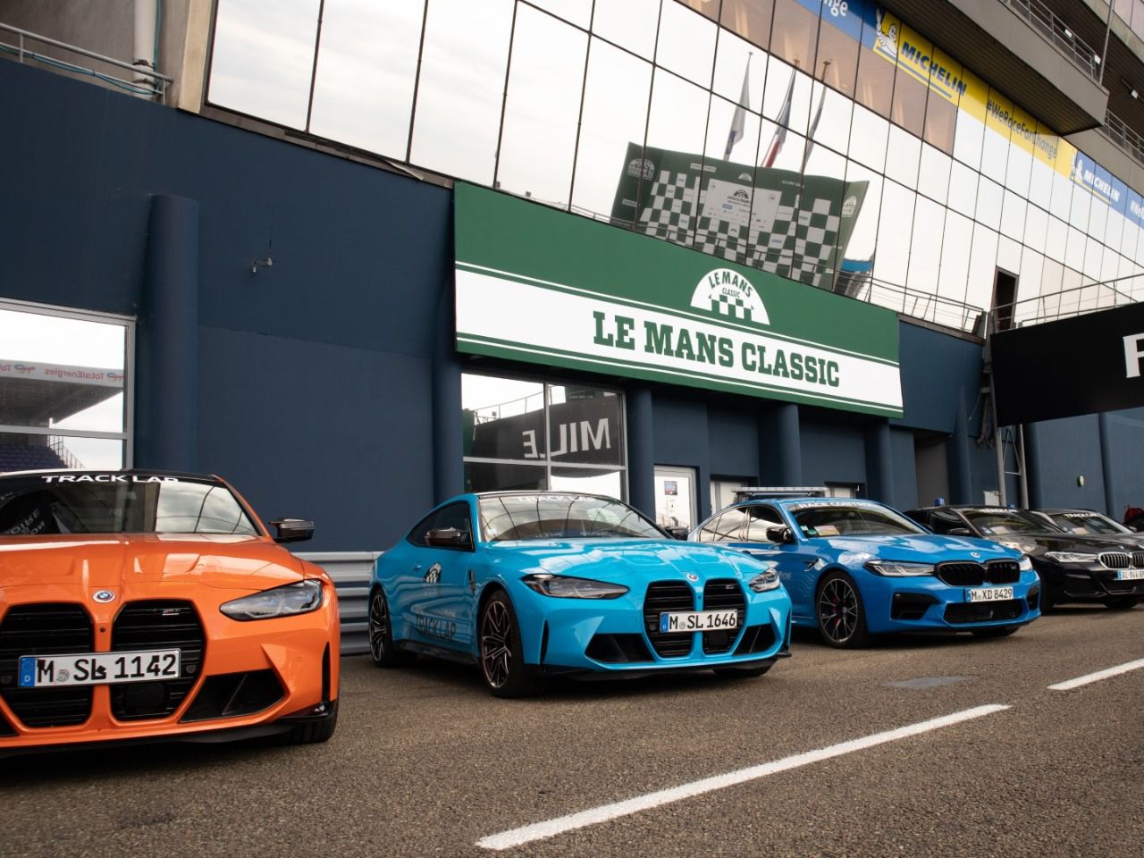 Los modelos Safety Car de BMW asistieron a la carrera como socio histórico