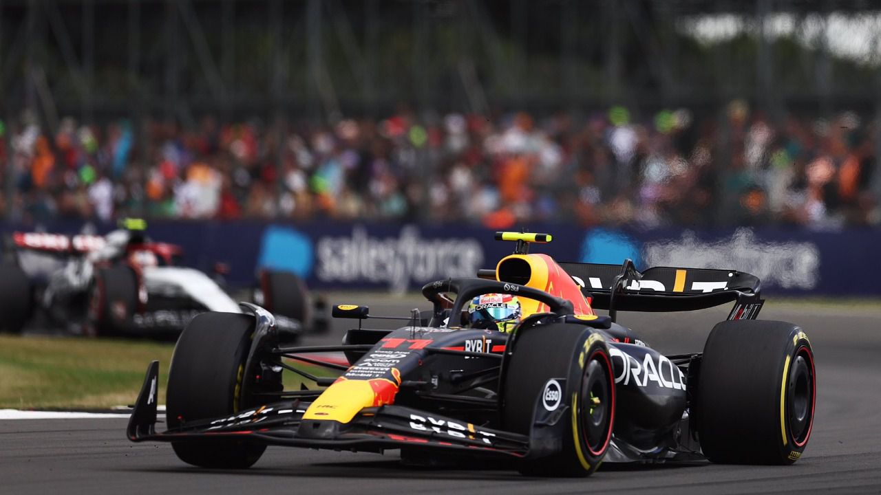 Sergio ‘Checo’ Pérez durante el GP de Silverstone 2023