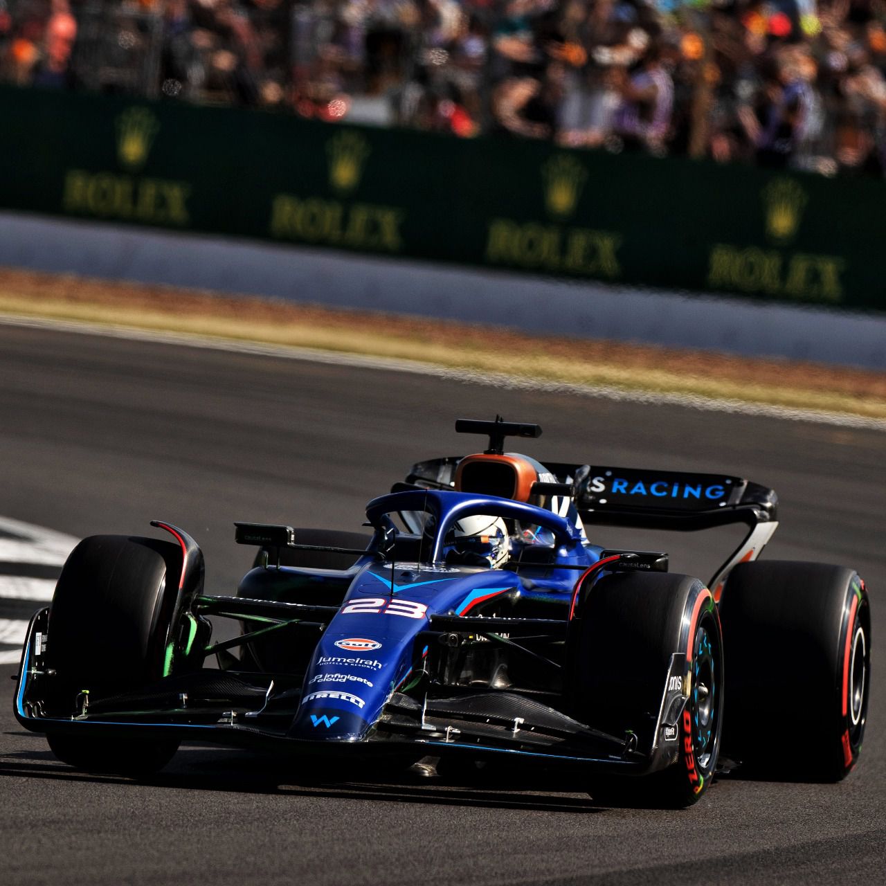 Alexander Albon durante el Gp de Silverstone 2023