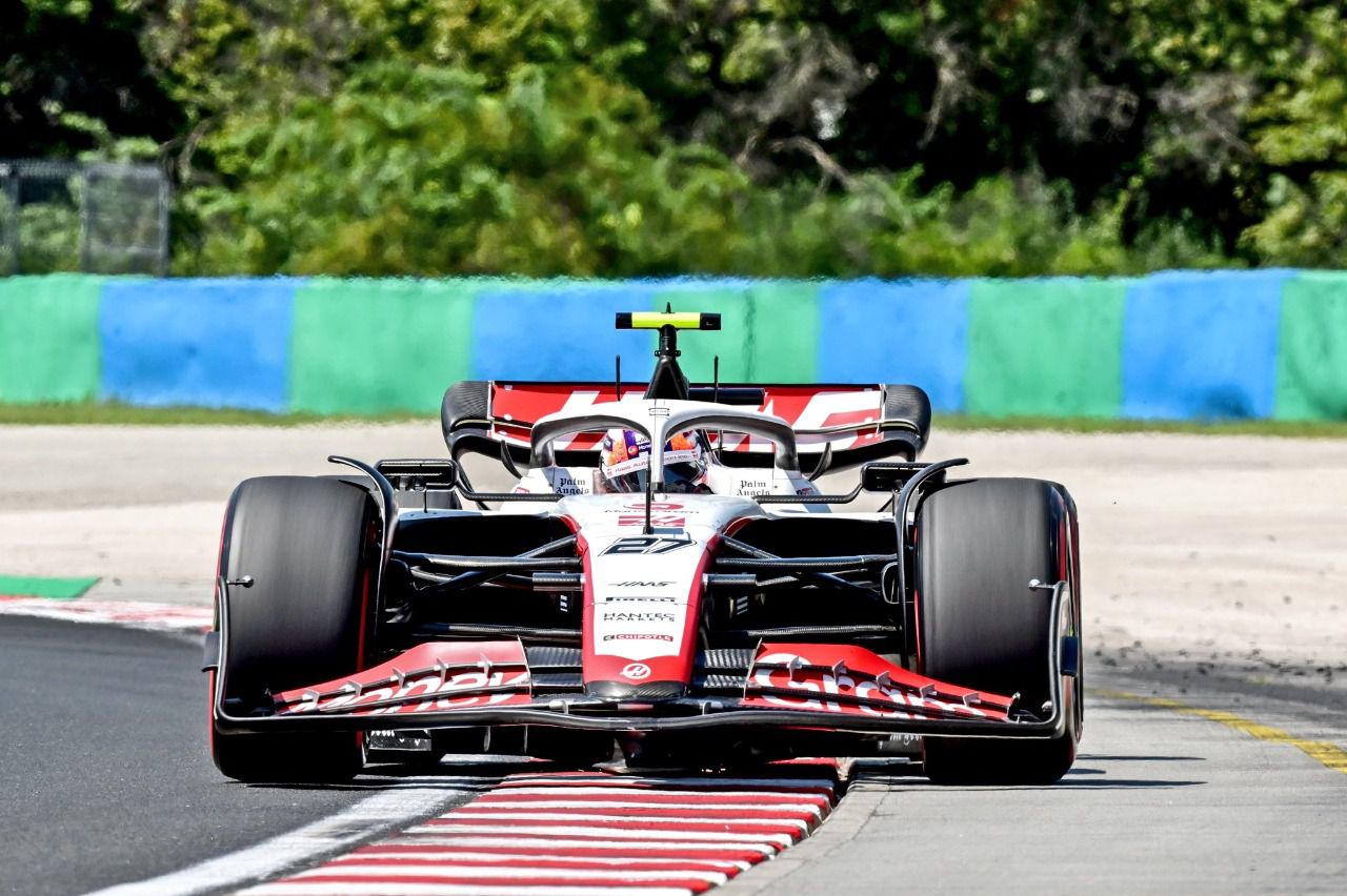 Nico Hülkenberg durante el GP de Hungría 2023