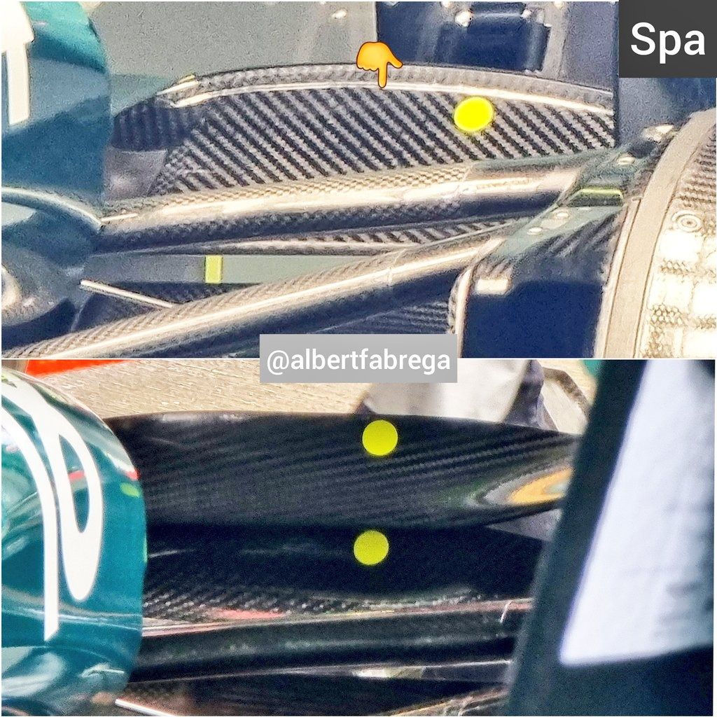 Nuevo beam wing del Aston Martin