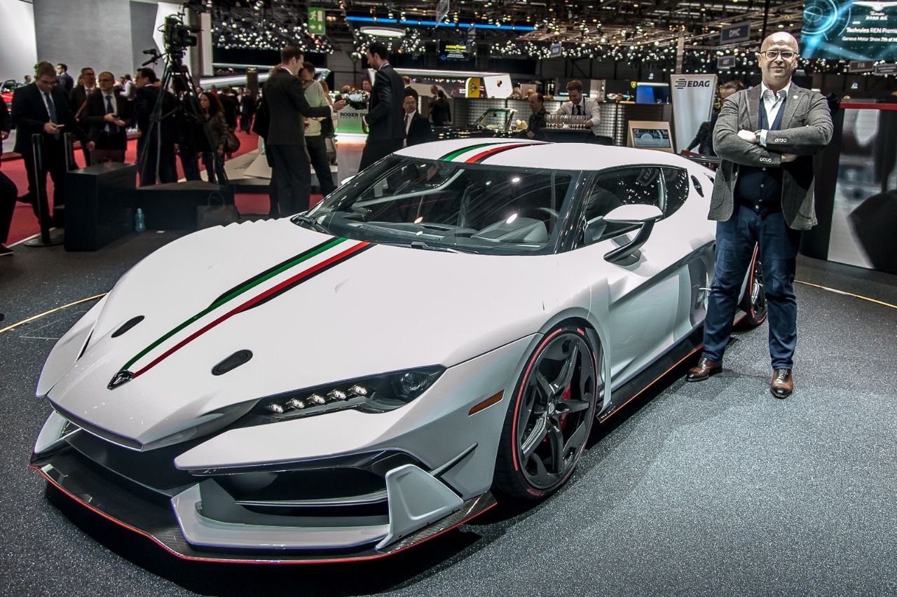 Modelo deportivo Italdesign Zerouno presentado en el Salón del Automóvil de Ginebra en 2017