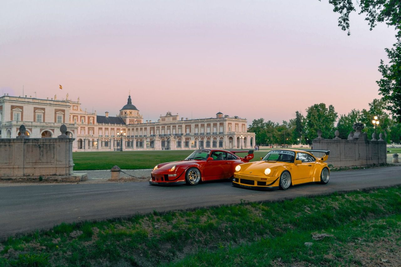 Porsche RWB 993 y 930 juntos (Autor: Raúl Crespo)