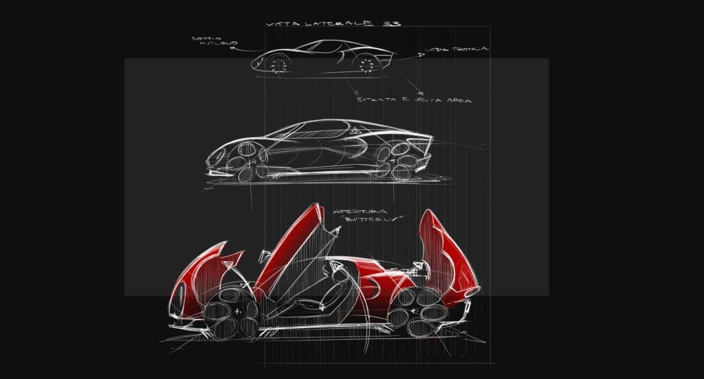 Bocetos del nuevo 33 Stradale