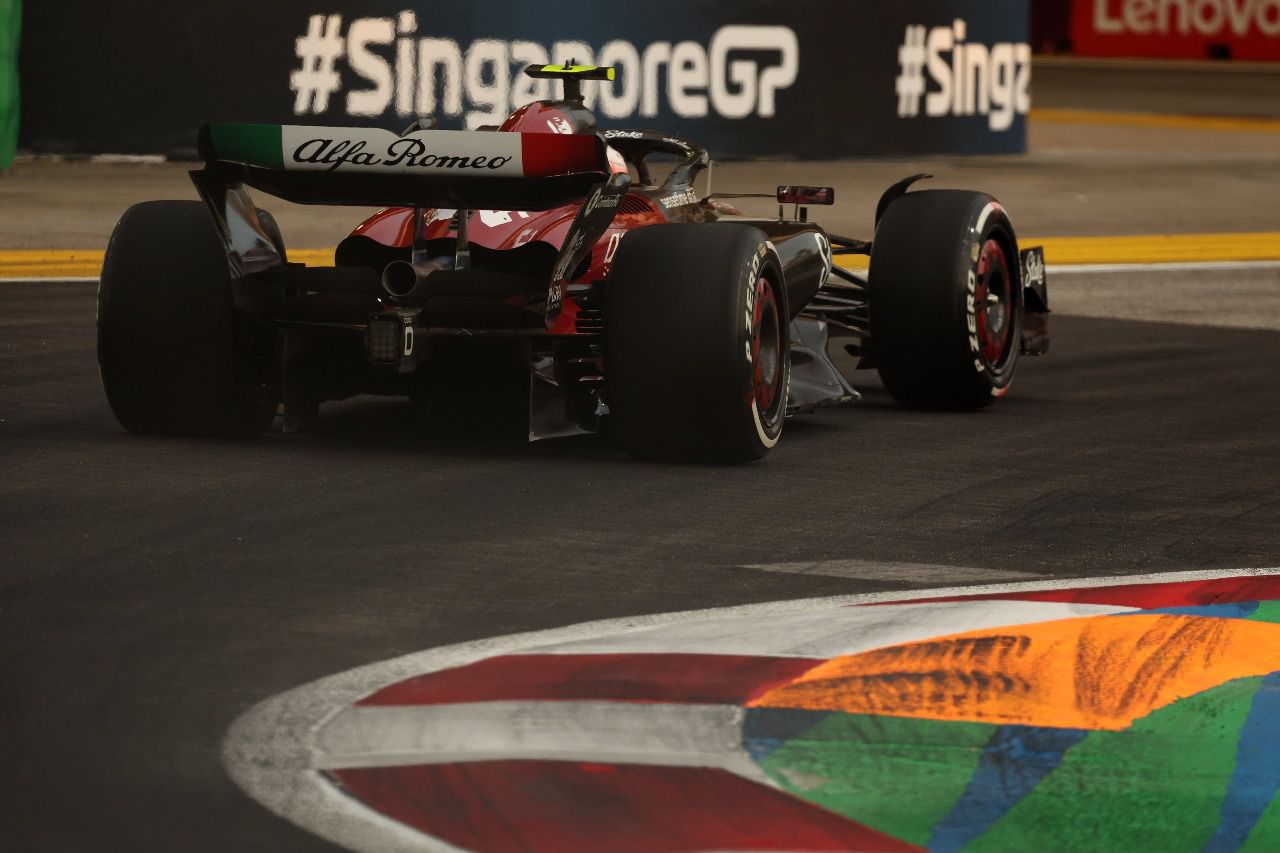 El C43 durante el GP de Singapur 2023