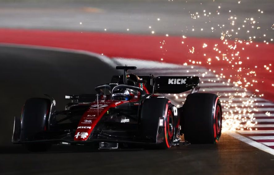 Valteri Bottas durante el GP de Qatar 2023