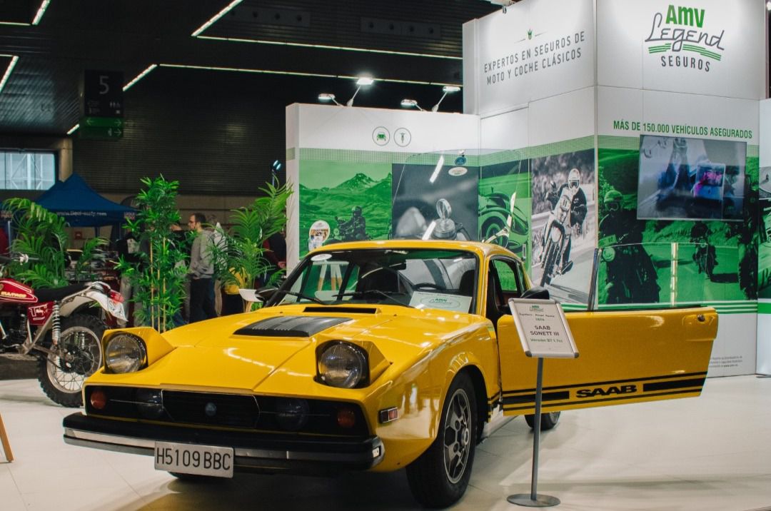 Modelo estrella de la feria Saab Sonett III del propietario influencer Ahikar Azcona (Autor: Julen Bilbao)