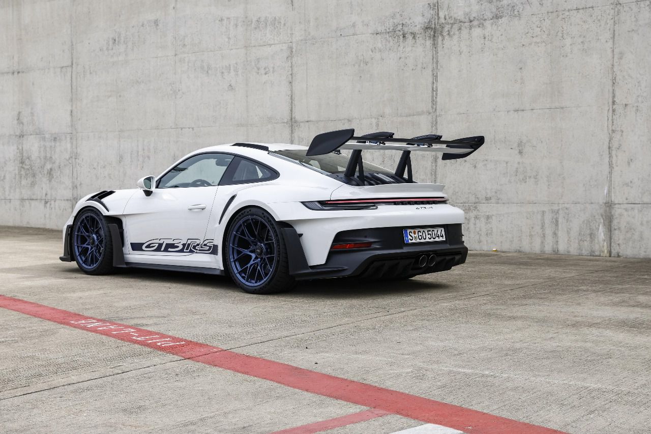 Porsche GT3 RS con color Palladium Metallic