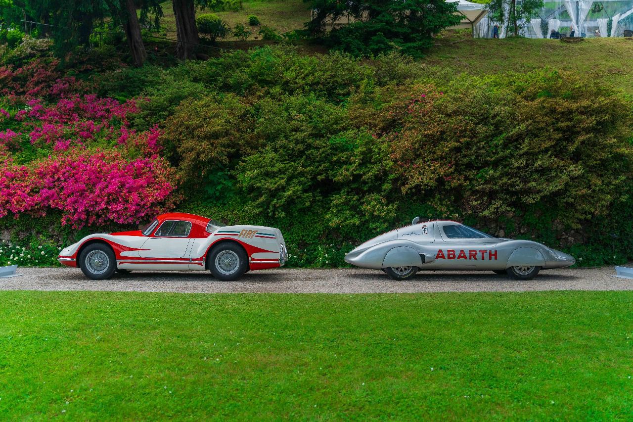 Fiat Turbina 1954 junto el Fiat-Abarth 1000 Monoposto Record Pininfarina (Autor: Alvaro Muro)