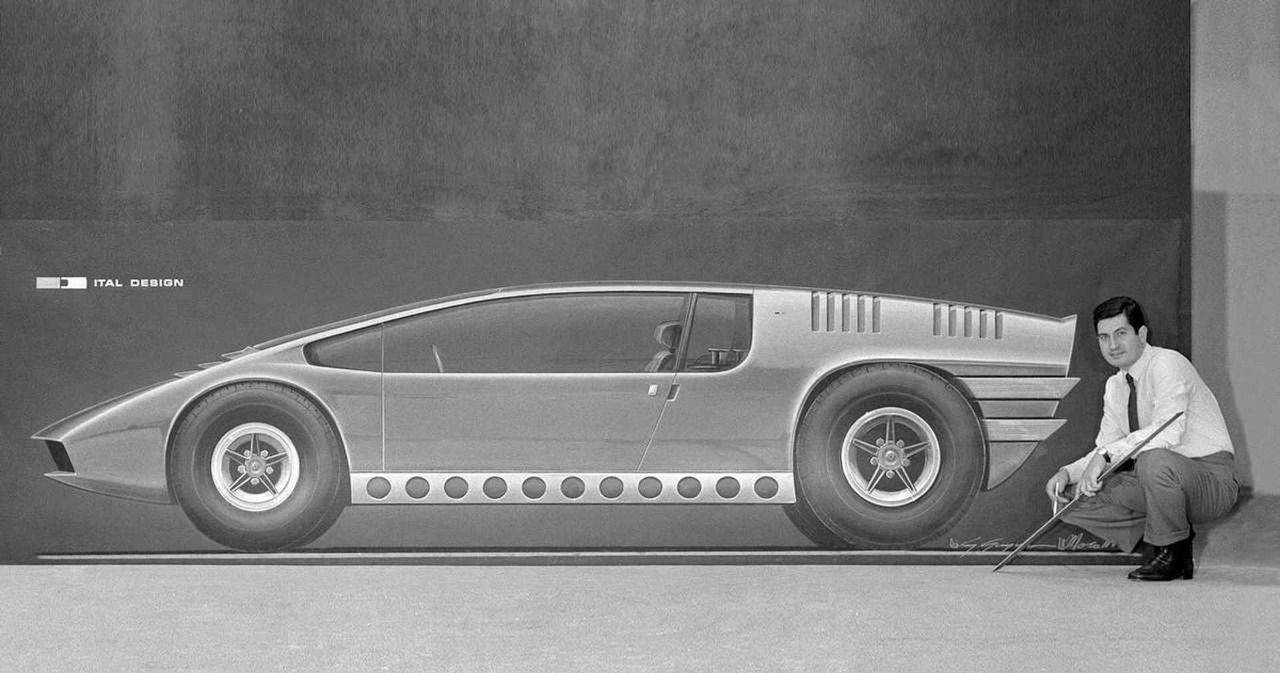 Prototipo Bizzarrini Manta desarrollado por Giugiaro en Italdesign