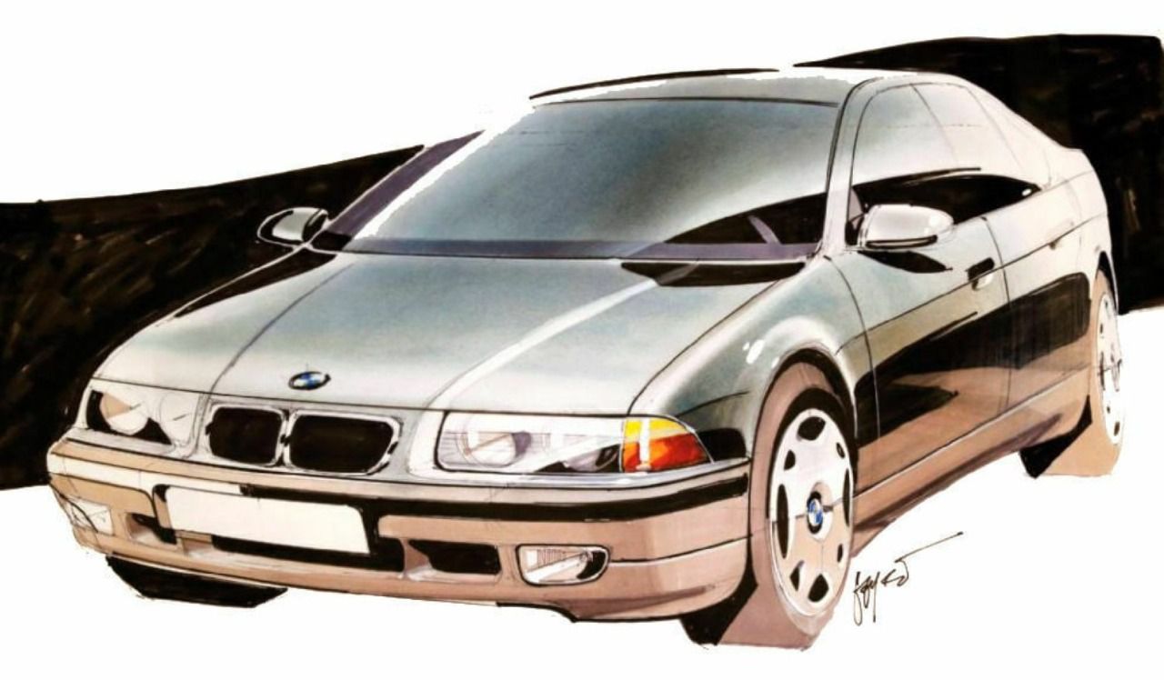 Render de Pinky Lai en 3D del nuevo modelo BMW Serie 3 E36