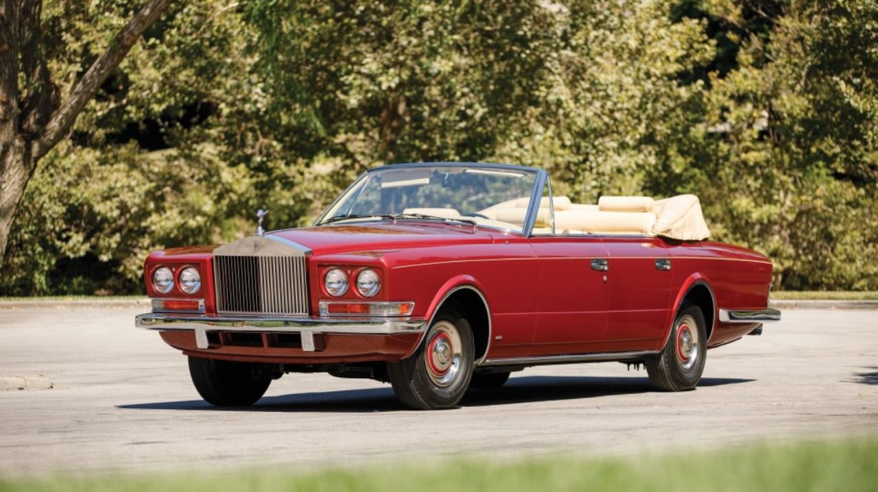 Rolls Royce Phantom VI Cabriolet presentado por Pietro Frua en 1973