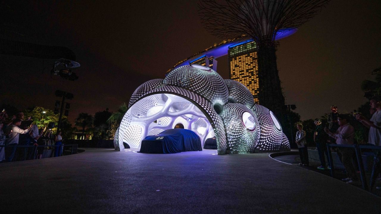 Presentación del nuevo modelo Porsche Macan en Gardens by The Bay de Singapur