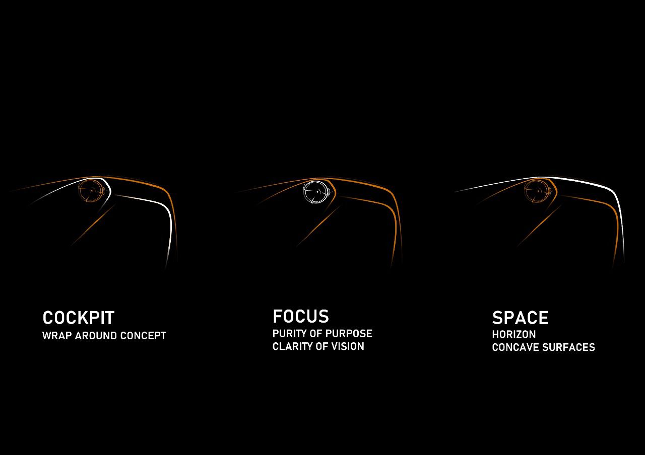 Características del futuro diseño interior de McLaren
