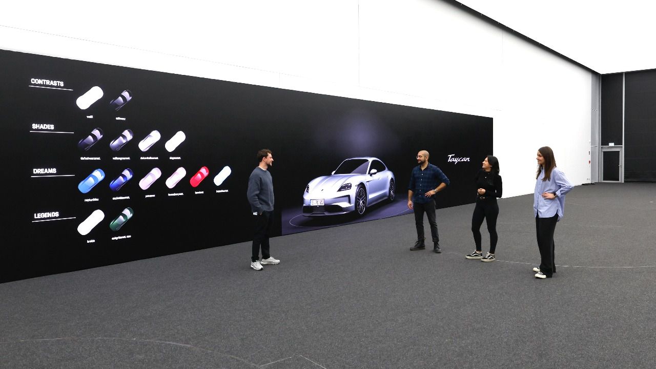 La pantalla mural de Style Porsche