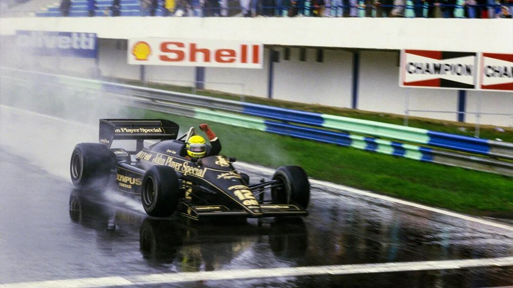 1ª victoria de Ayrton Senna en el Gp de Estoril 1985