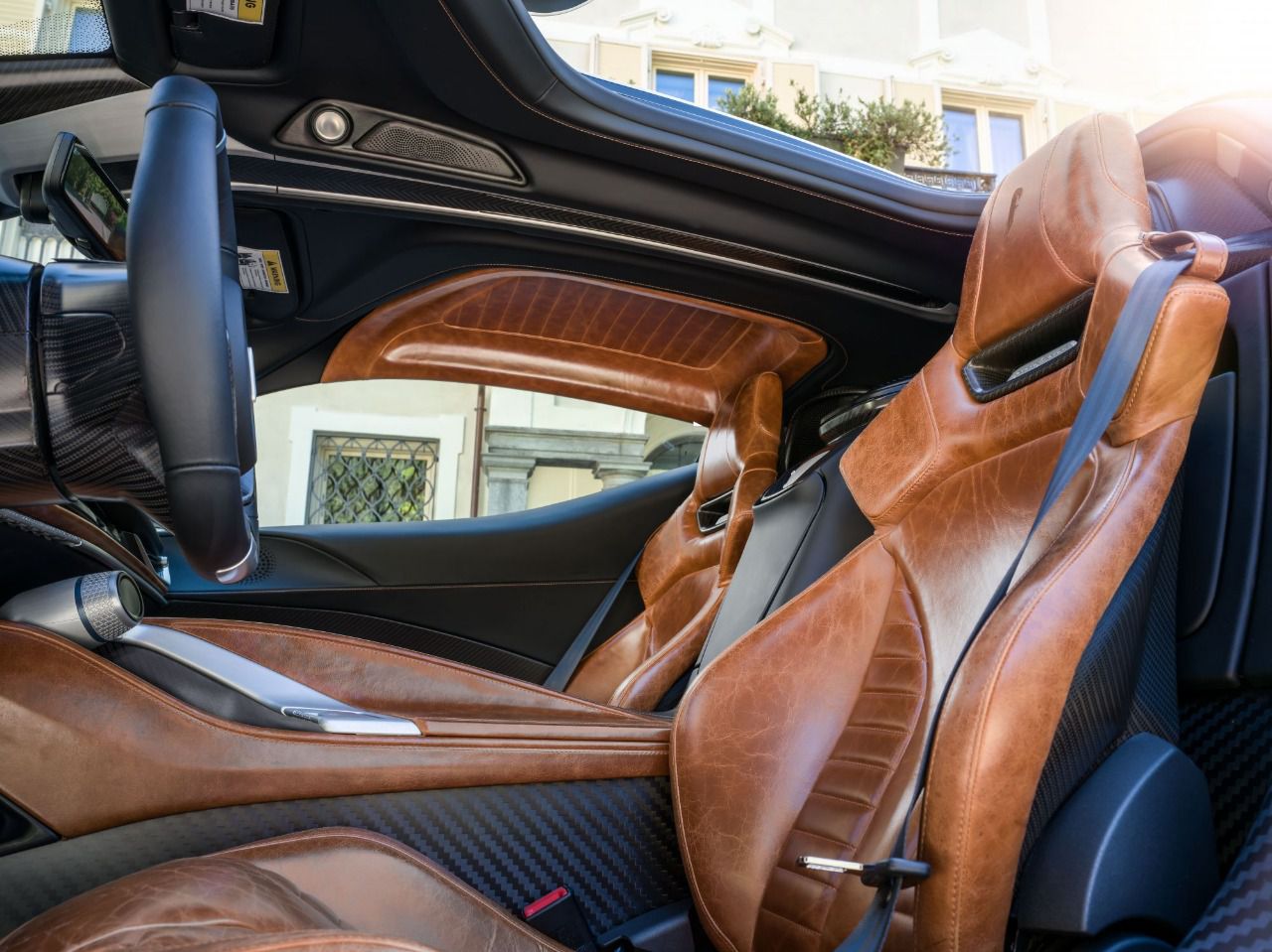 Interior del Automobili Pininfarina Battista Cinquantacinque