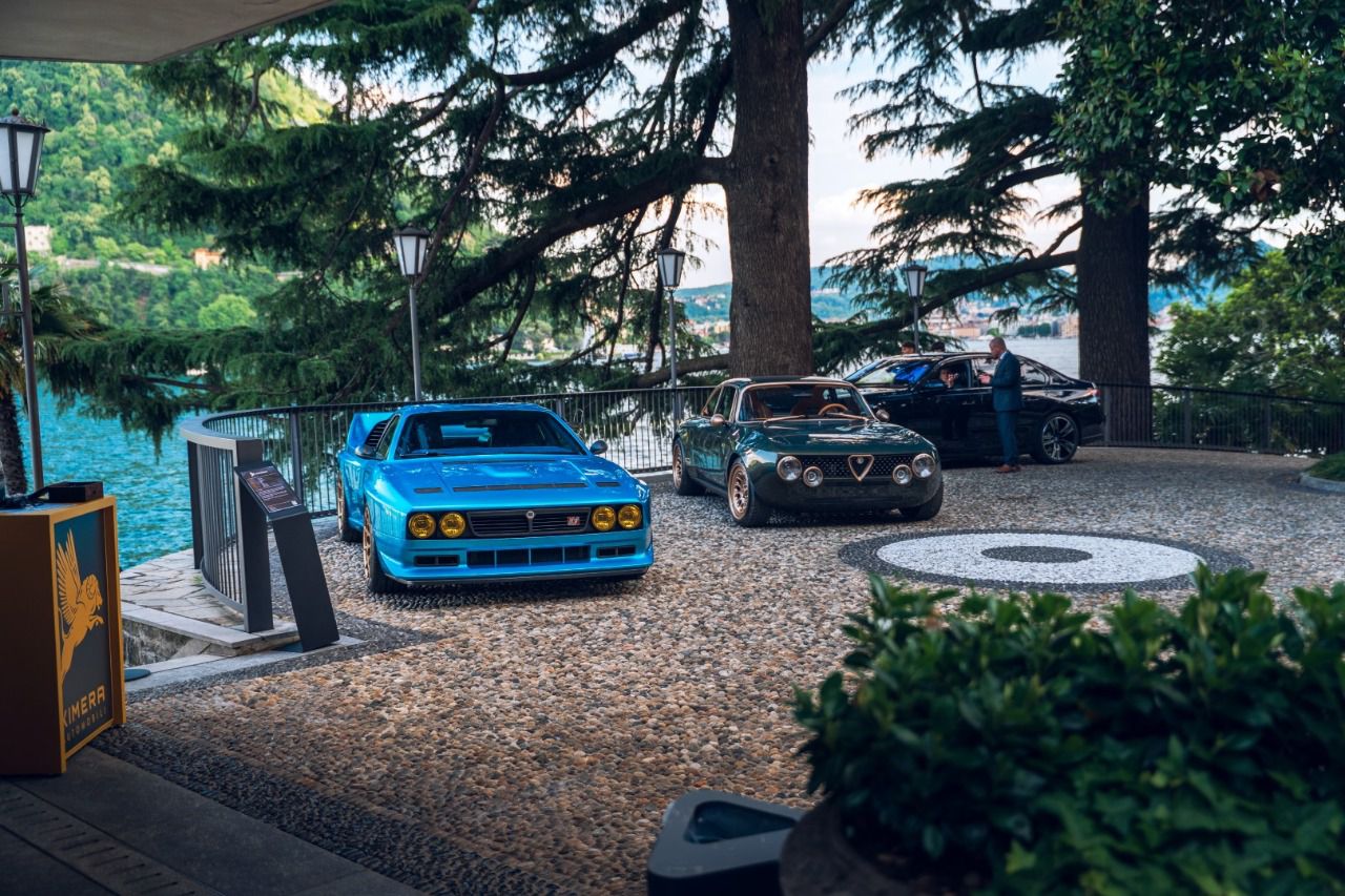 Villa Flori con su exposición especial de modelos deportivos restomod (Autor: Jorge El Busto)