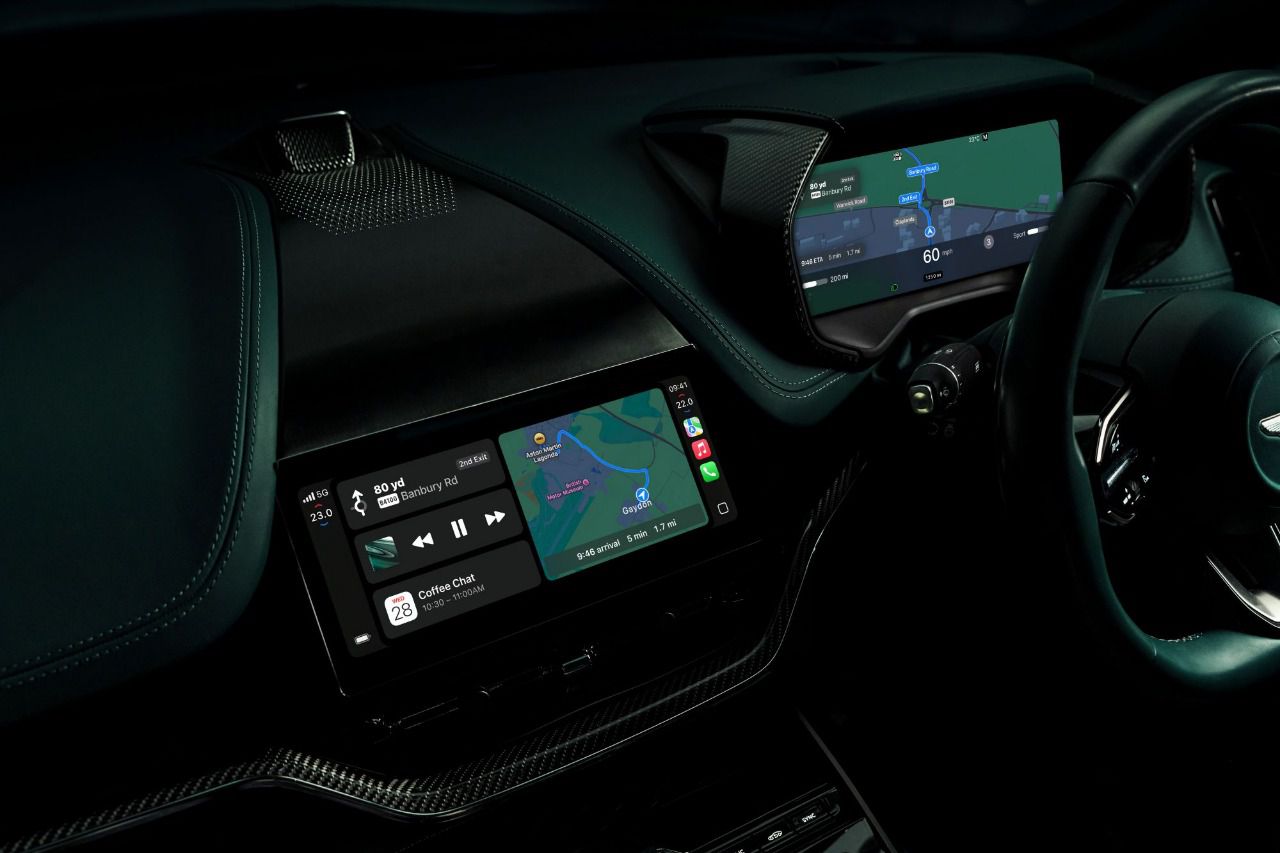 CarPlay Ultra en Aston Martin