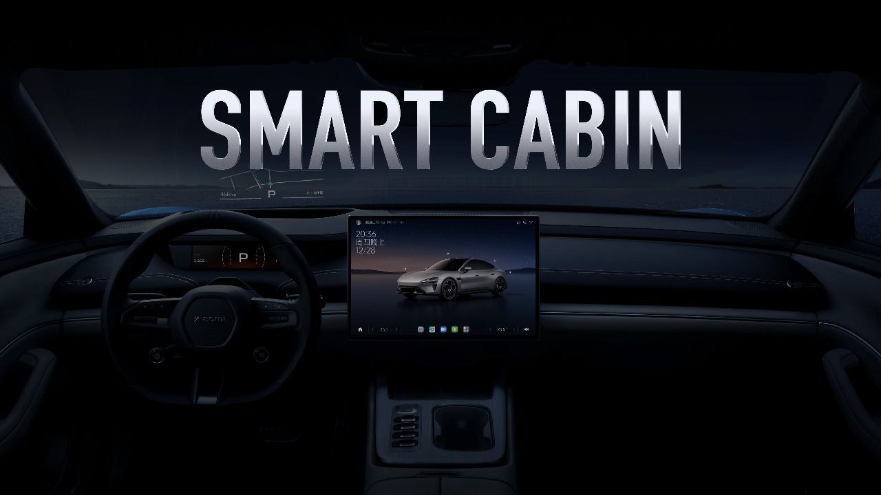 Interior del Xiaomi SU7