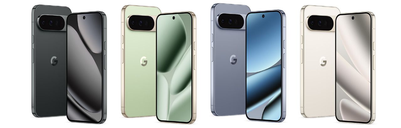 Los nuevos Google Pixel 10 Pro y 10 Pro XL estarán disponibles inicialmente en 4 colores