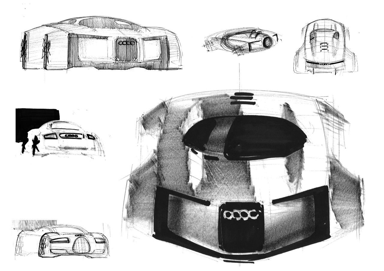 Sketches oficiales del Audi Concept C