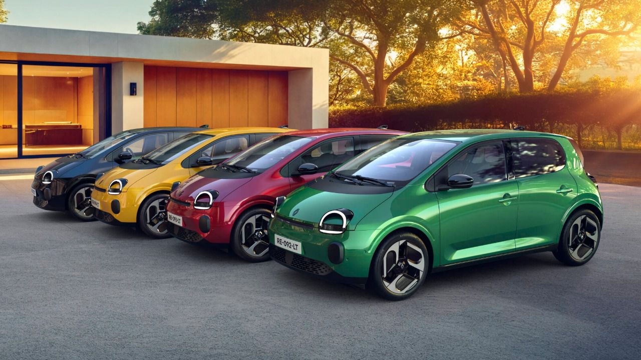 Los cuatro colores del nuevo Renault Twingo E-Tech