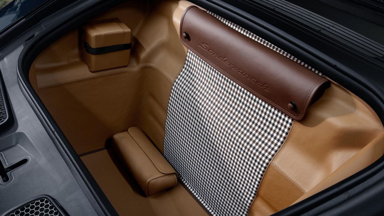 Maletero del Porsche 911 GT3 Ocelote