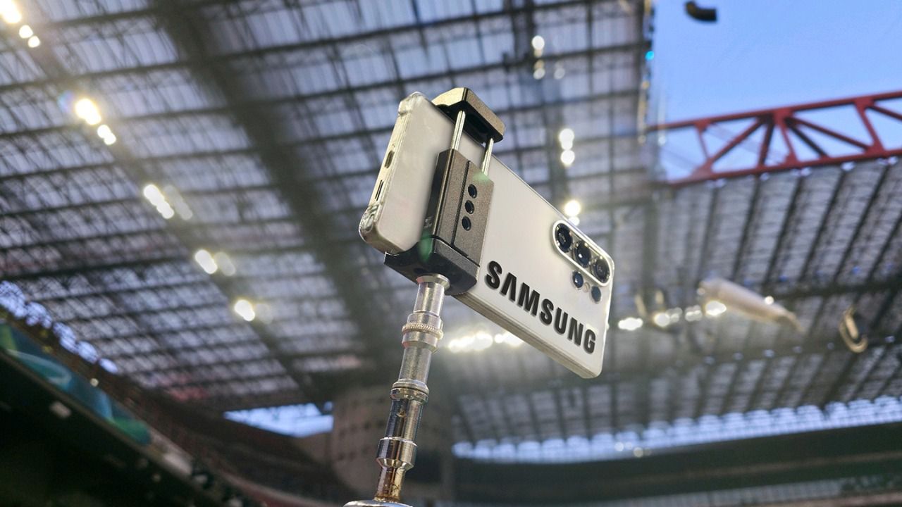 Los dispositivos Samsung Galaxy S25 Ultra se integraron en la ceremonia de inauguración para capturar perspectivas dinámicas