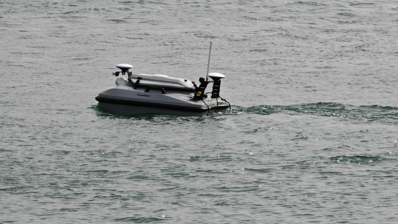 El dron acuático de Seabots, del grupo GPAINNOVA que lidera Pau Sarsanedas