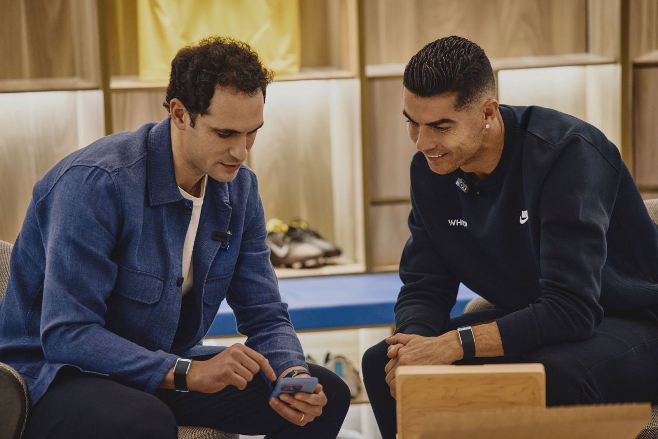 Will Ahmed y Cristiano Ronaldo