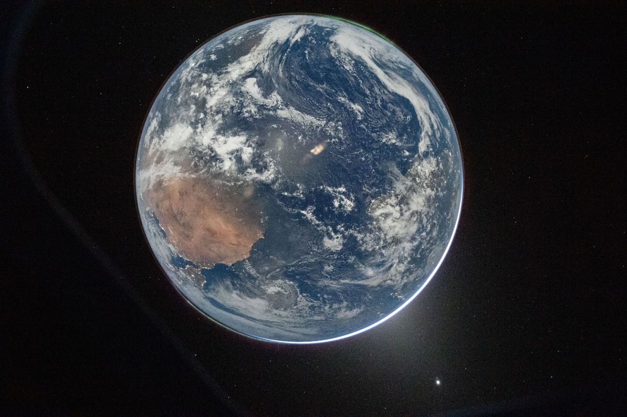La Tierra vista desde Artemis II. Fuente: NASA/Reid Wiseman