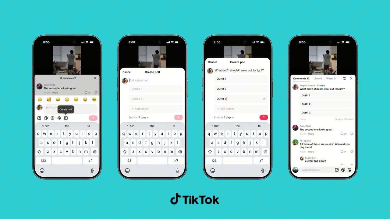 Encuestas en TikTok