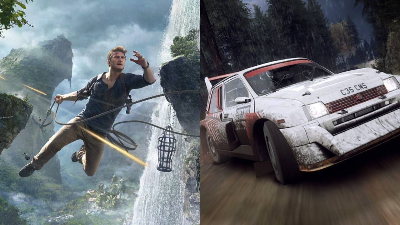 Imágenes promocionales de Uncharted 4 y DiRT Rally