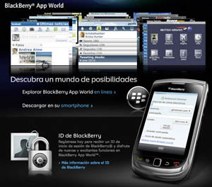 Blacberry App World 2.0, blackberry ID