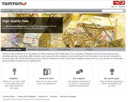 TomTom Developer portal