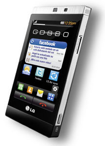 LG Mini con Facebook