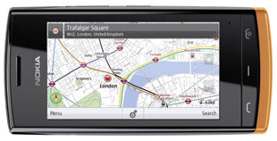 Prueba Nokia 500, nokia mapas, Nokia 500