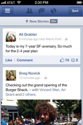 facebook iphone
