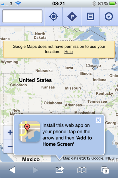 google maps iphone