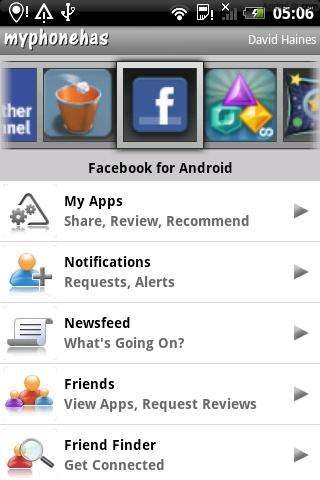 Captura de pantalla myphonehas for Android