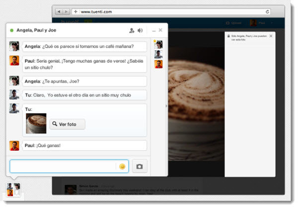 Tuenti Actualiza El Chat De Grupo Y Lanza Nuevas Características
